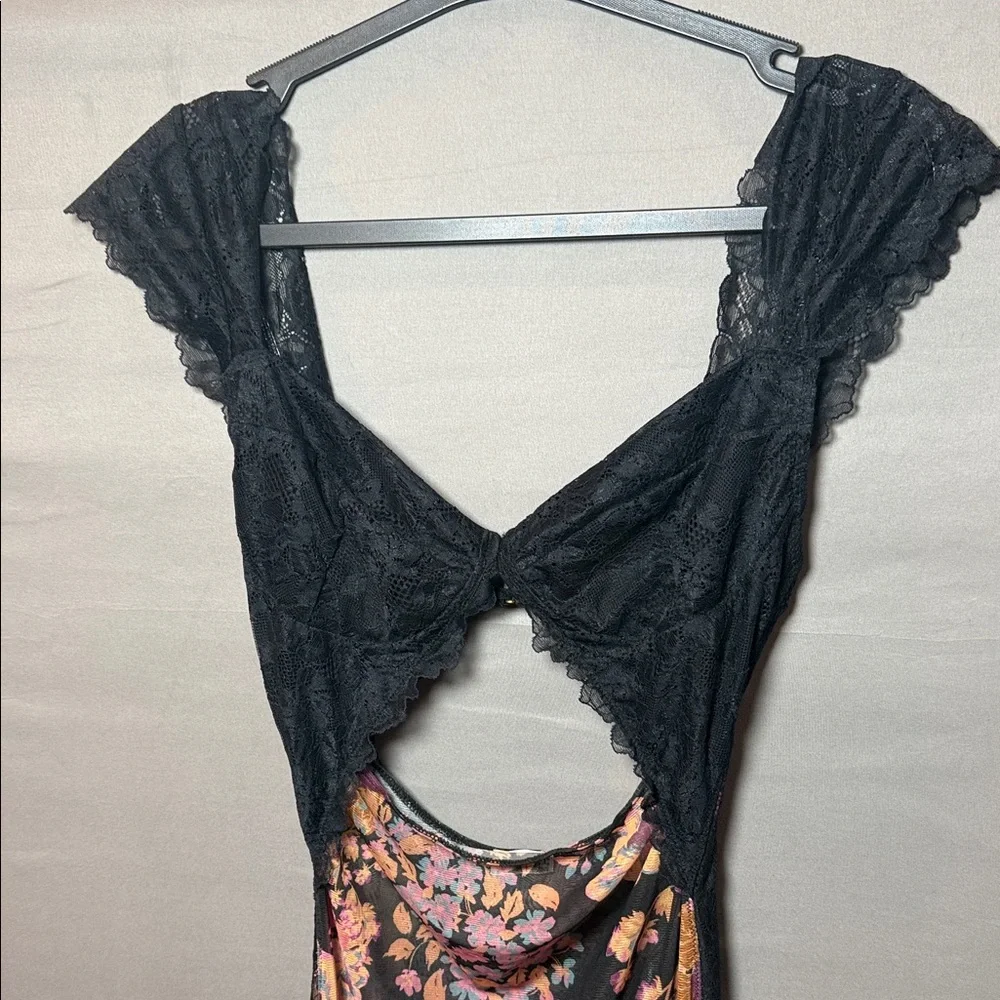 Free People Intimately Floral Lace Maxi Slip Dress XS Valentine’s Day - Picture 3 of 8